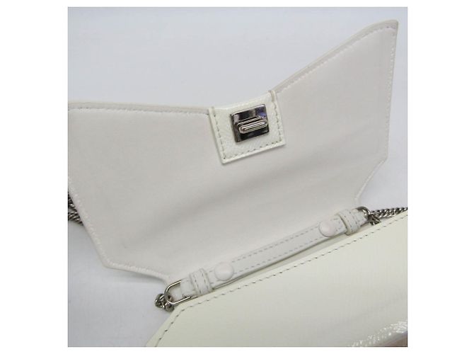 Borsa a tracolla in pelle Bow Cut da donna Givenchy Bianco sporco - vista 11