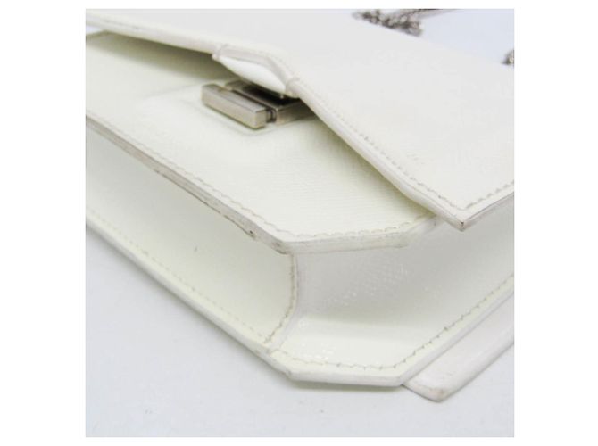 Borsa a tracolla in pelle Bow Cut da donna Givenchy Bianco sporco - vista 6