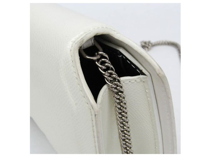 Borsa a tracolla in pelle Bow Cut da donna Givenchy Bianco sporco - vista 8