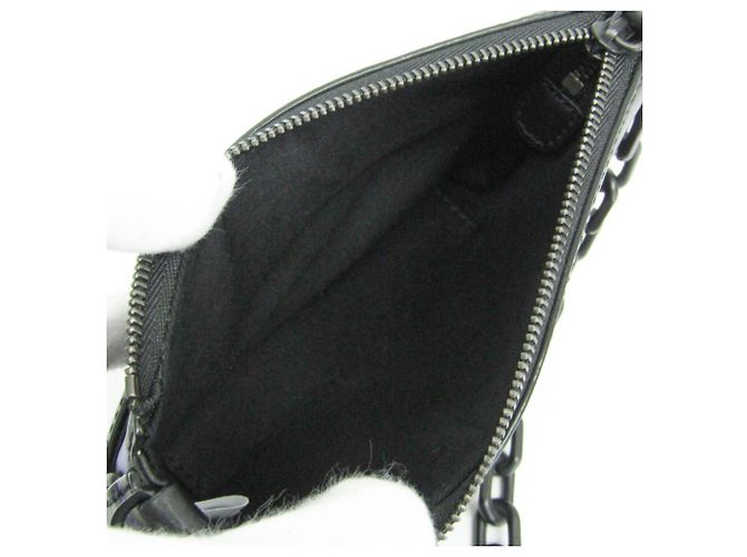 Pochette Mini Visetos Color Splash MCM Nero Porpora - vista 4