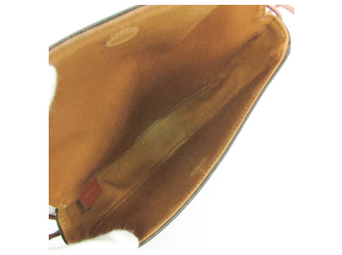 Céline Celine Triomphe Triangle Schultertasche Braun Schwarz - Ansicht 3