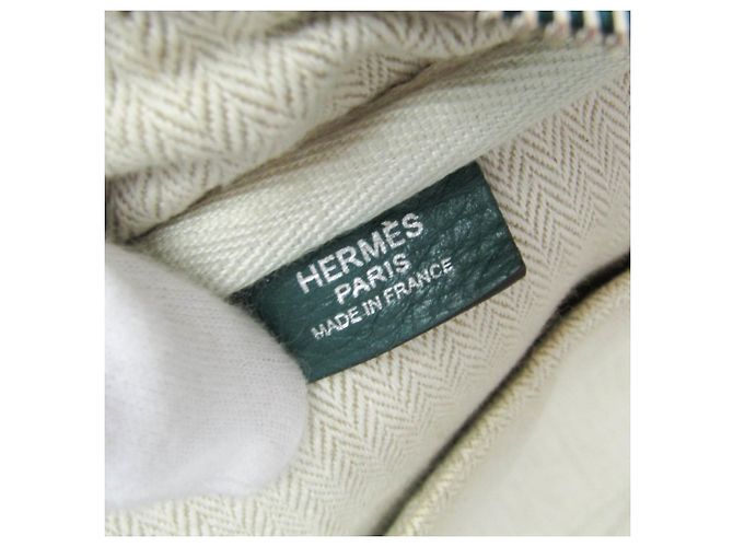 Hermès Borsa Boston Hermes Victoria 40 Verde - vista 19