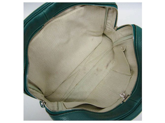 Hermès Borsa Boston Hermes Victoria 40 Verde - vista 3
