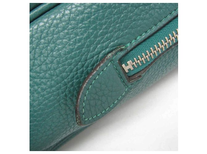 Hermès Borsa Boston Hermes Victoria 40 Verde - vista 8