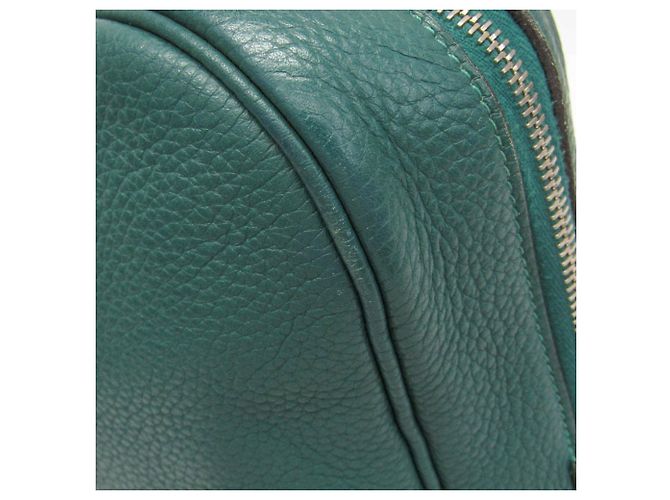 Hermès Borsa Boston Hermes Victoria 40 Verde - vista 9