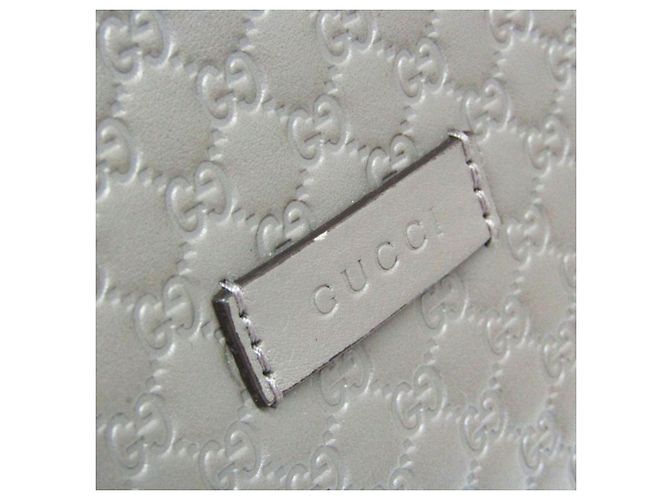 Borsa a mano Gucci MicroGuccissima in pelle - Gray Marrone - vista 12