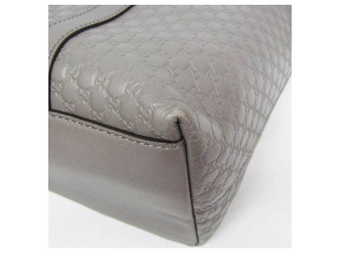Borsa a mano Gucci MicroGuccissima in pelle - Gray Marrone - vista 5