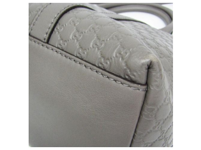 Borsa a mano Gucci MicroGuccissima in pelle - Gray Marrone - vista 7