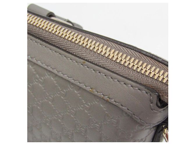 Borsa a mano Gucci MicroGuccissima in pelle - Gray Marrone - vista 8