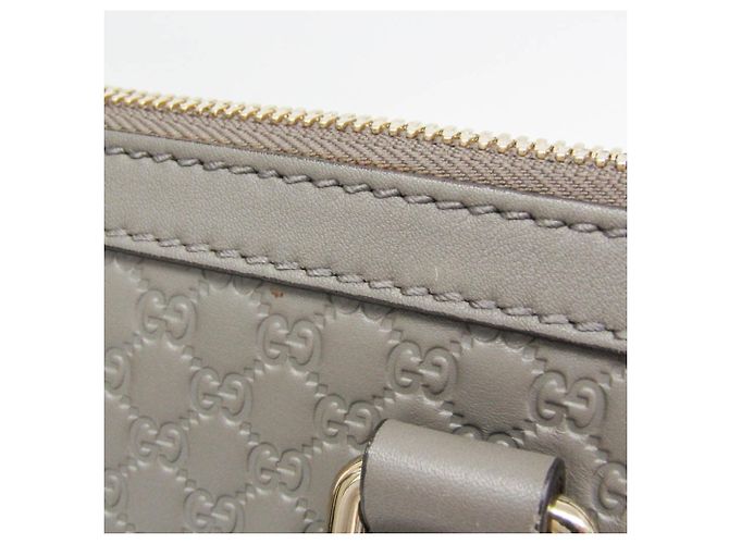 Borsa a mano Gucci MicroGuccissima in pelle - Gray Marrone - vista 9