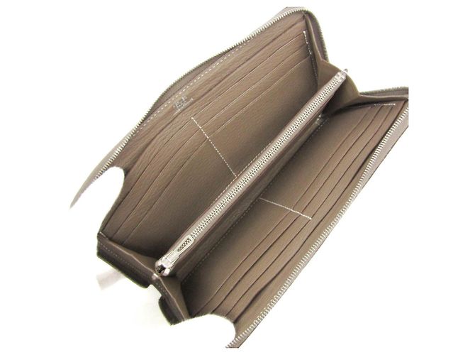Hermès Hermes Asap Long Bi-Fold Wallet Taupe - Ansicht 4