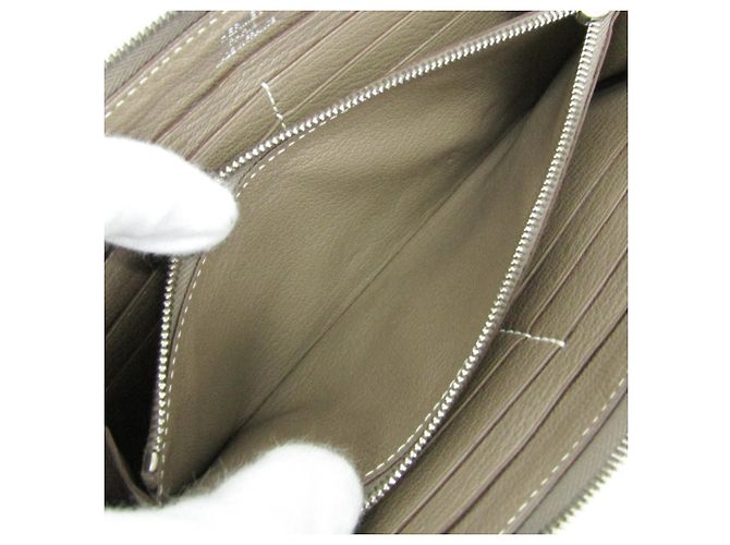 Hermès Hermes Asap Long Bi-Fold Wallet Taupe - Ansicht 5