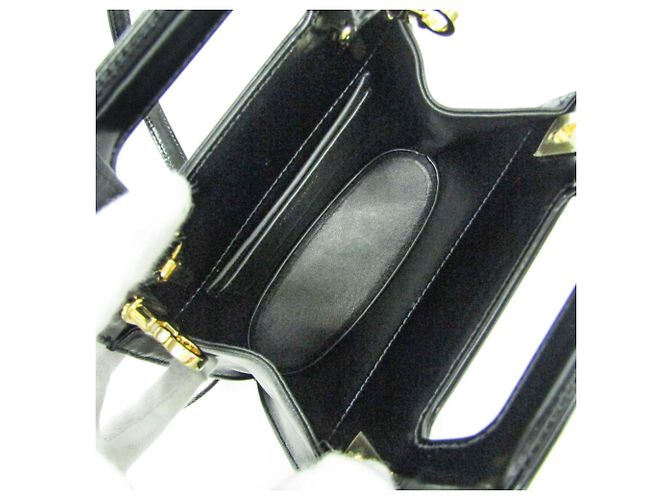 Borsa Salvatore Ferragamo Gancini Wanda DH-21 Nero - vista 4