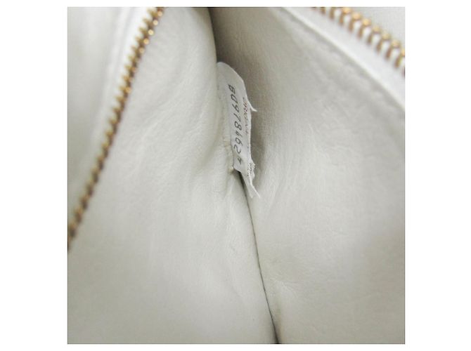 Borsa a Spalla Bottega Veneta Intrecciato Padded Cassette Bianco sporco - vista 20