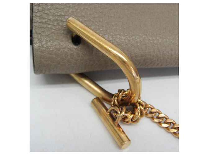 Borsa a tracolla in pelle Chloé Drew 3S1031 da donna Grigio - vista 10