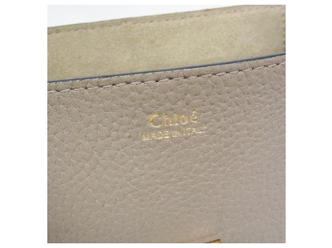 Borsa a tracolla in pelle Chloé Drew 3S1031 da donna Grigio - vista 16
