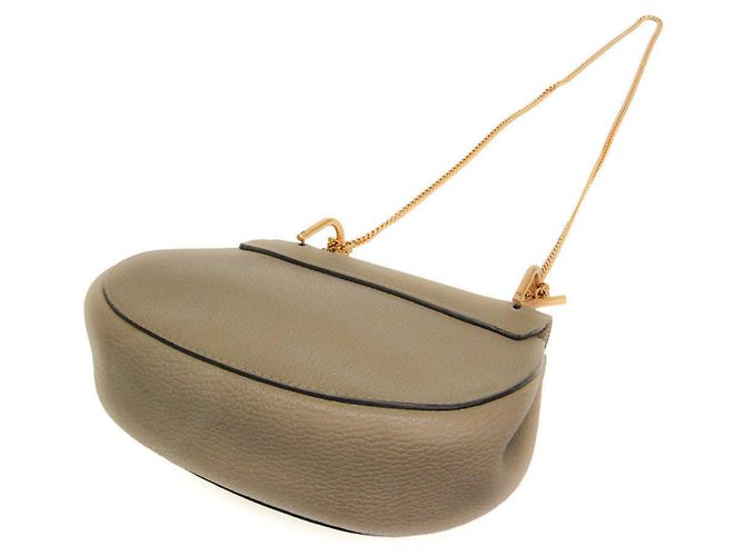 Borsa a tracolla in pelle Chloé Drew 3S1031 da donna Grigio - vista 2