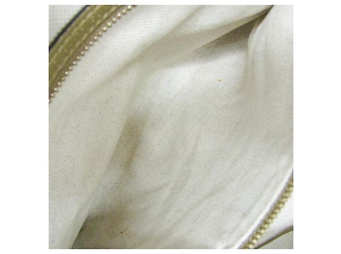 Borsa Gucci GG Canvas Bree 353120 Beige D'oro - vista 11