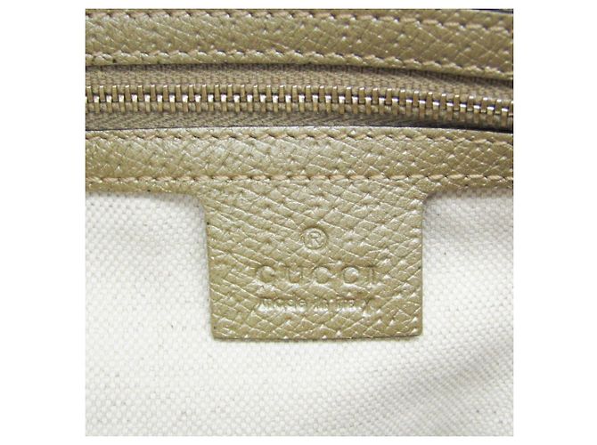 Borsa Gucci GG Canvas Bree 353120 Beige D'oro - vista 15
