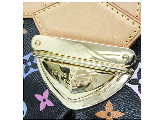 Louis Vuitton Monogram Multicolore Ursula Handtasche Schwarz - Ansicht 12