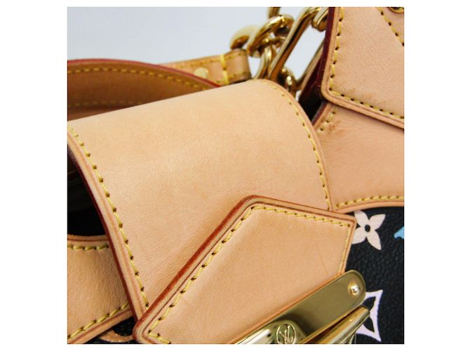 Louis Vuitton Monogram Multicolore Ursula Handtasche Schwarz - Ansicht 13