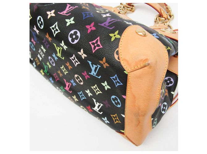 Louis Vuitton Monogram Multicolore Ursula Handtasche Schwarz - Ansicht 4