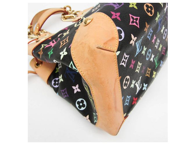 Louis Vuitton Monogram Multicolore Ursula Handtasche Schwarz - Ansicht 5