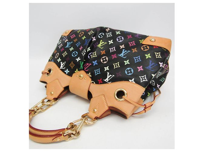 Louis Vuitton Monogram Multicolore Ursula Handtasche Schwarz - Ansicht 6