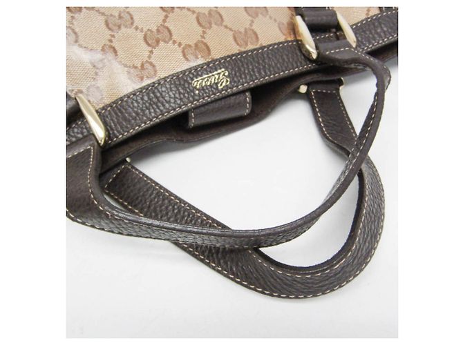 Borsa Gucci GG Crystal Marrone Beige - vista 11