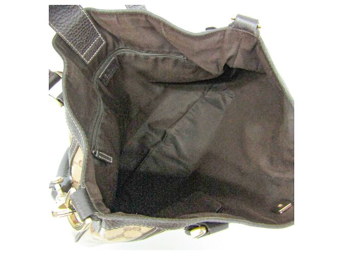 Borsa Gucci GG Crystal Marrone Beige - vista 3