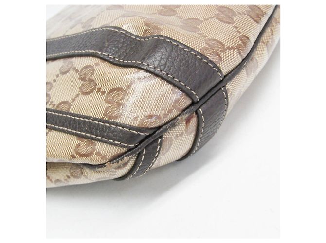 Borsa Gucci GG Crystal Marrone Beige - vista 4