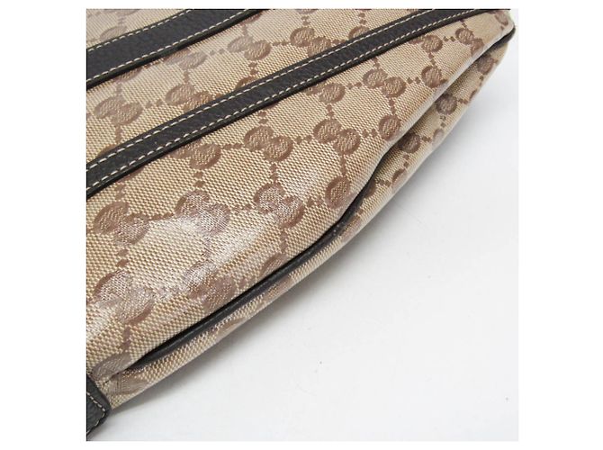 Borsa Gucci GG Crystal Marrone Beige - vista 5