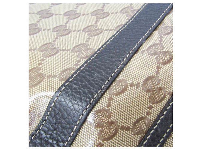 Borsa Gucci GG Crystal Marrone Beige - vista 8