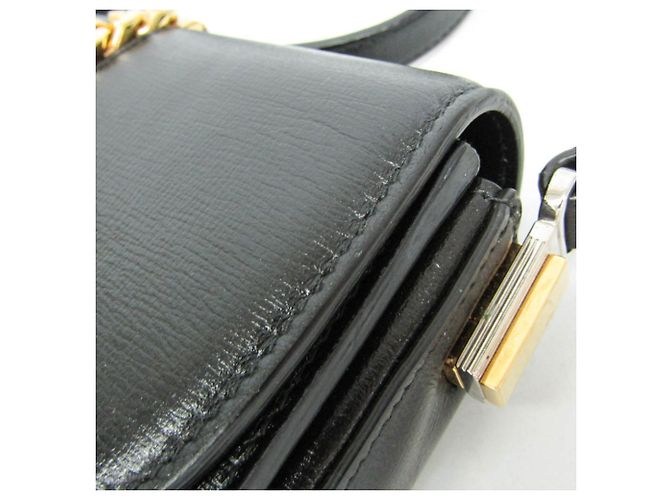 Mini borsa a tracolla Gucci Sylvie 1969 Nero - vista 6