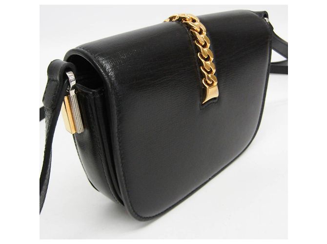 Mini borsa a tracolla Gucci Sylvie 1969 Nero - vista 7