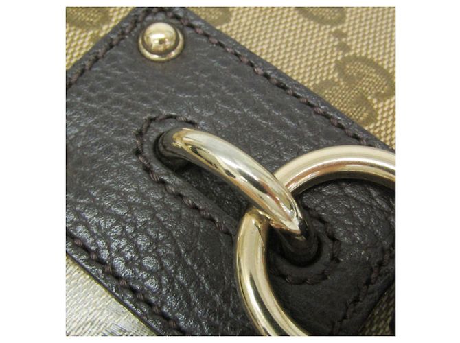 Borsa Tote Gucci GG Crystal Beige Marrone scuro - vista 10