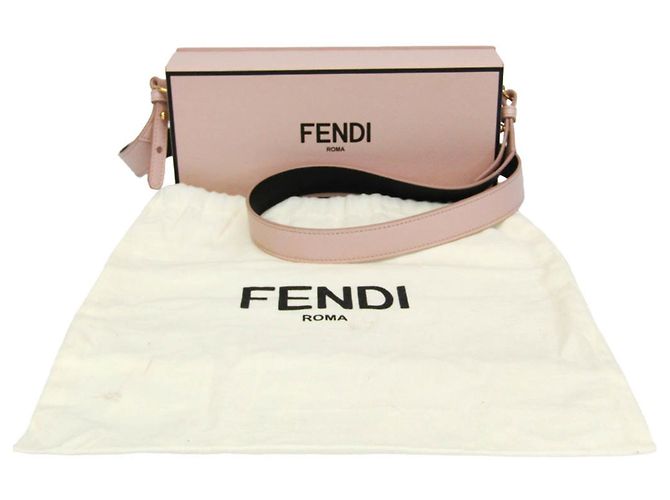 Borsa a tracolla in pelle da donna Fendi Box Horizontal 8BT340 - vista 2