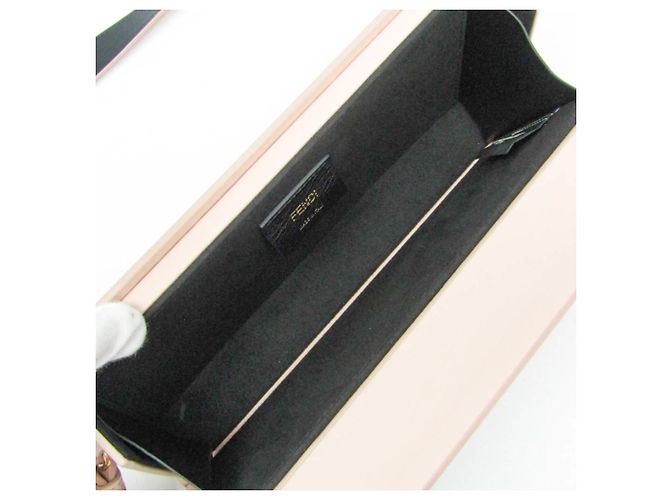 Borsa a tracolla in pelle da donna Fendi Box Horizontal 8BT340 - vista 4