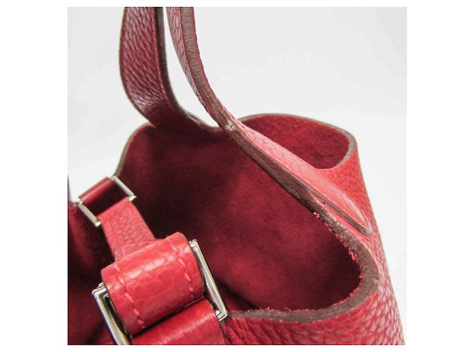 Hermès Hermes Picotin PM Handtasche Rot - Ansicht 14