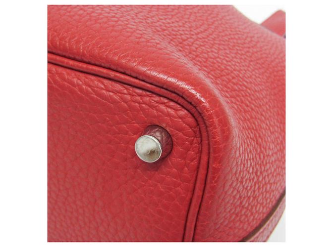 Hermès Hermes Picotin PM Handtasche Rot - Ansicht 7