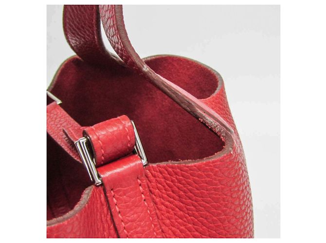 Hermès Hermes Picotin PM Handtasche Rot - Ansicht 9