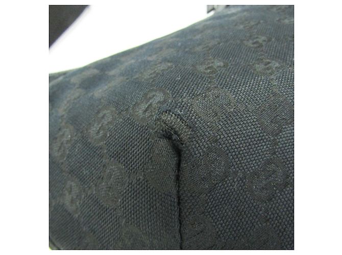 Borsa a Spalla Gucci GG Canvas Nero - vista 4