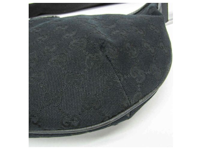 Borsa a Spalla Gucci GG Canvas Nero - vista 5