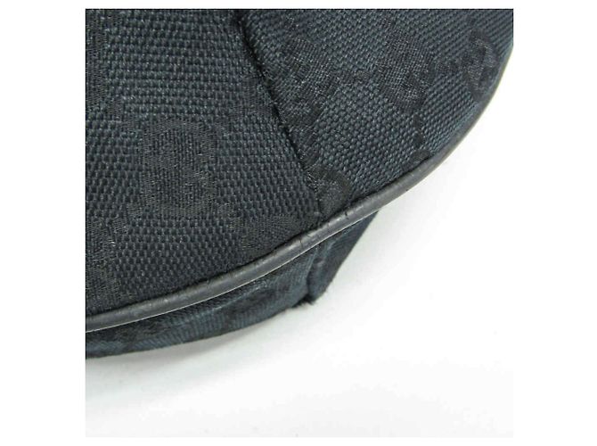 Borsa a Spalla Gucci GG Canvas Nero - vista 6
