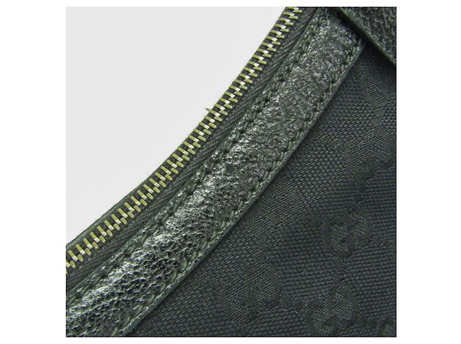 Borsa a Spalla Gucci GG Canvas Nero - vista 8