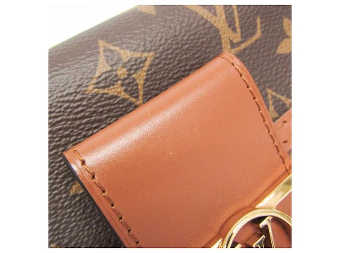 Louis Vuitton Monogram Reverse Dauphine Chain Wallet M68746 Marrone Beige - vista 9