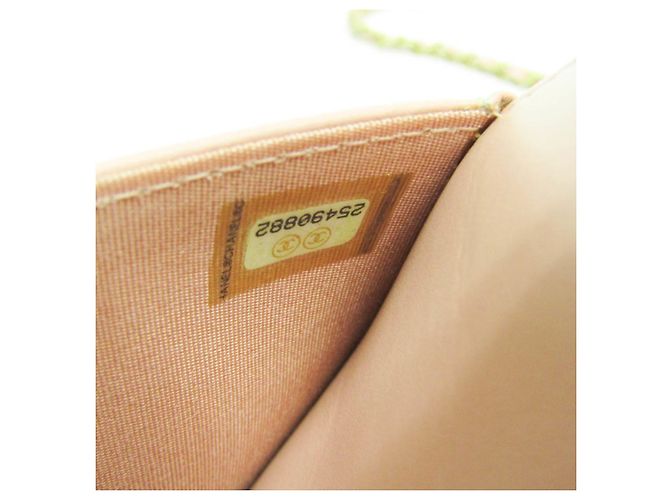 Cartera de cadena/hombro Chanel Boy de piel de becerro granulada para mujer - vista 20