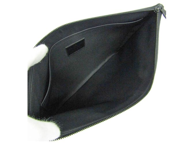 Louis Vuitton Taiga Rainbow Pochette M30347 Nero Multicolore - vista 3