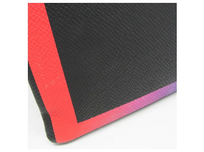 Louis Vuitton Taiga Rainbow Pochette M30347 Nero Multicolore - vista 8