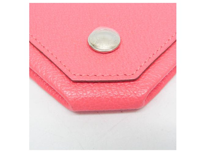 Hermès Monedero de piel de cabra LE 72 Pink Hermes Rosa - vista 4